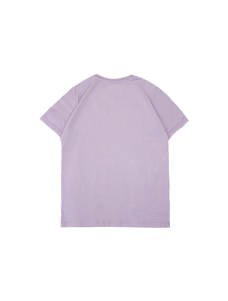 T-shirt à col rond multicolore, t-shirt épais avec logo personnalisé