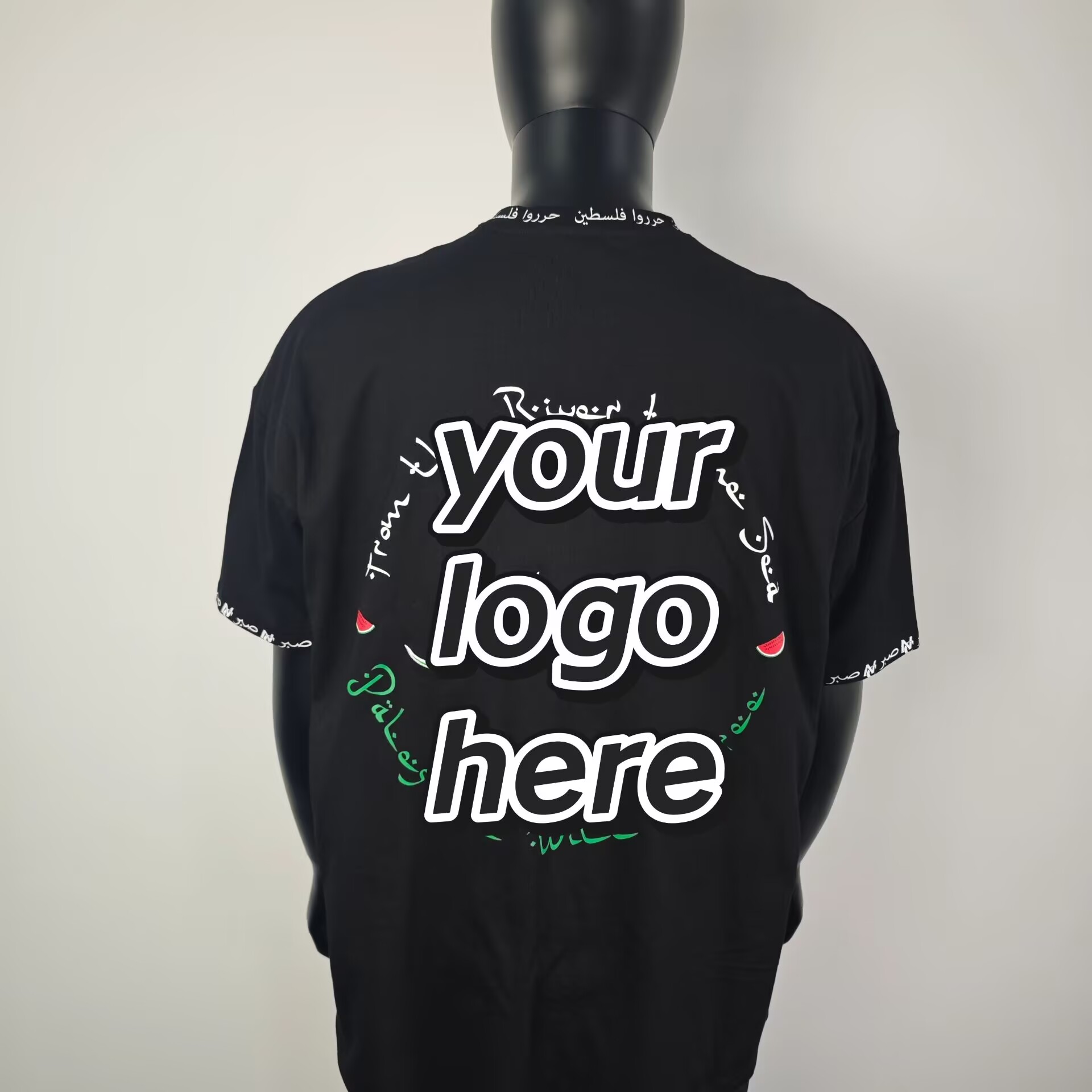 T-shirts personnalisés à imprimé graphique Y2K, coupe classique, col rond, pour hommes