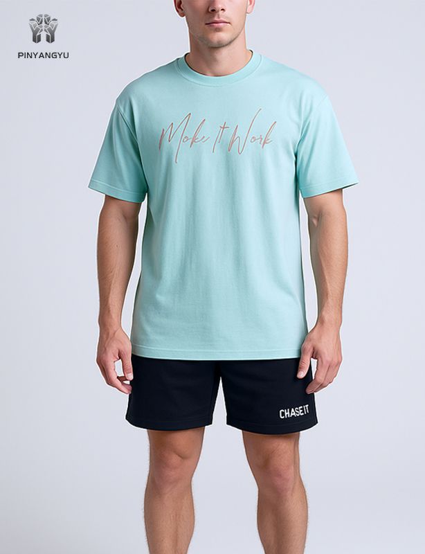 T-shirts grande taille pour hommes, impression sérigraphique dorée, logo graphique, feuille d'or, vente en gros
