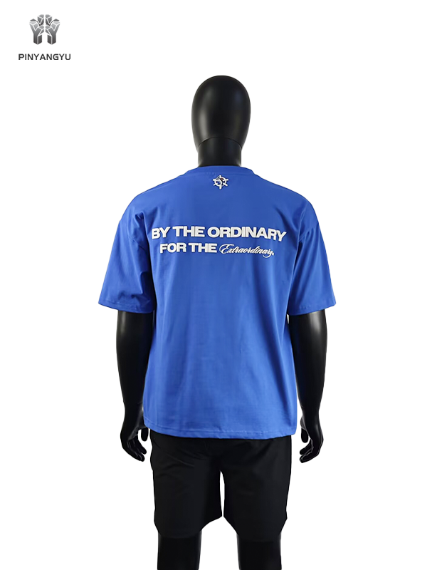 T-shirt de fitness personnalisé pour homme avec impression bouffante