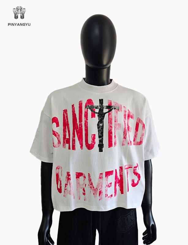 T-shirt boxy personnalisé et sérigraphie