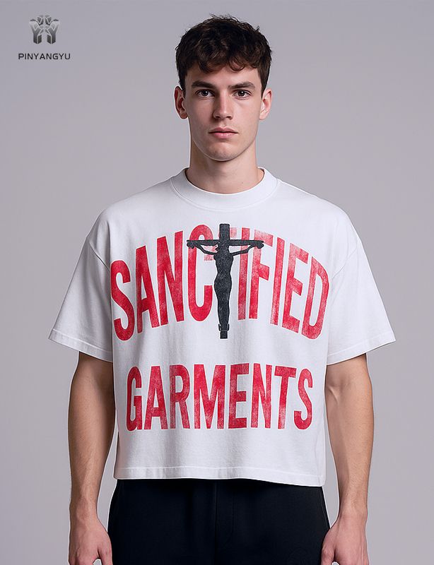 T-shirt boxy personnalisé et sérigraphie