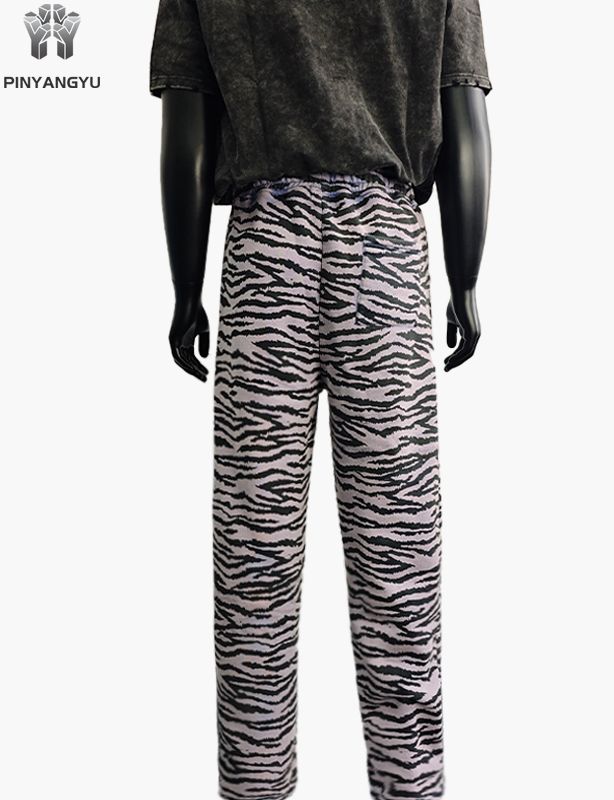 pantalon patch imprimé en sérigraphie et broderie complète