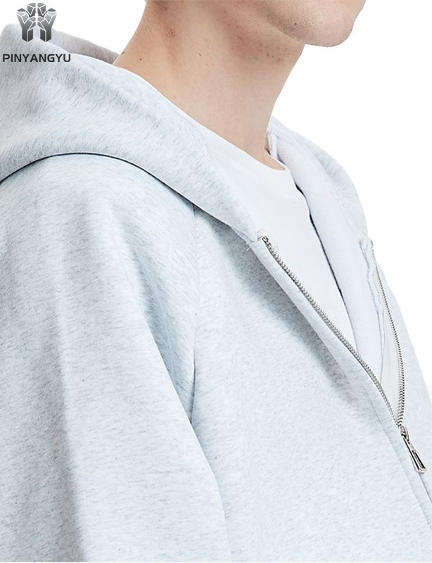 Sweat &agrave; capuche pour hommes, broderie personnalis&eacute;e de haute qualit&eacute;, blanc, lourd, surdimensionn&eacute;, 400 Gsm, polaire en coton &eacute;ponge fran&ccedil;ais, &eacute;cologique