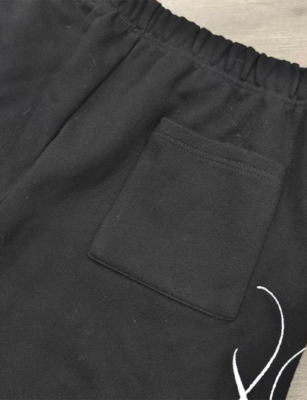 Short brod&eacute; French Terry pour hommes &ndash; Short doux et d&eacute;contract&eacute; pour un usage quotidien en &eacute;t&eacute;