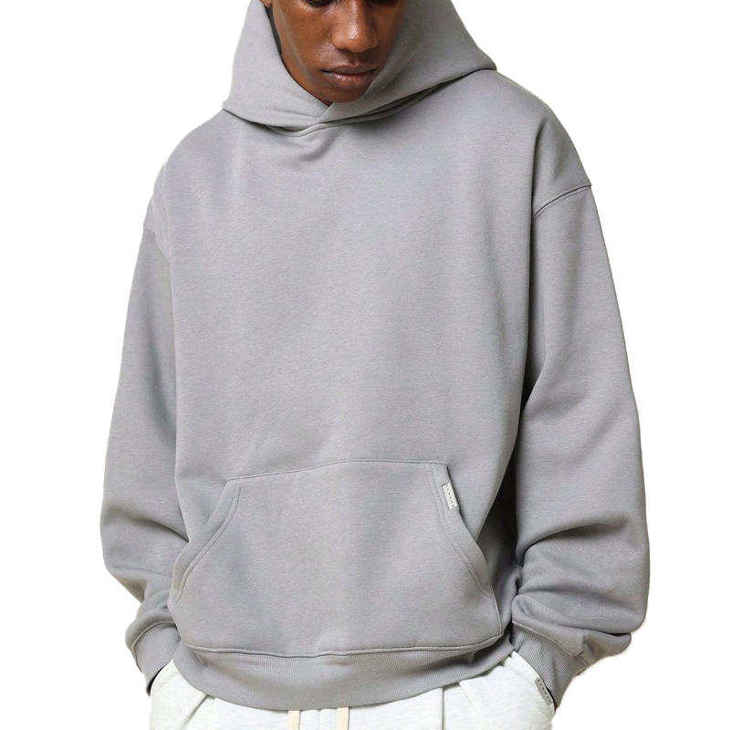 Sweat &agrave; capuche classique pour hommes OEM &ndash; Sweat-shirt &agrave; capuche d&eacute;contract&eacute; en polaire douce